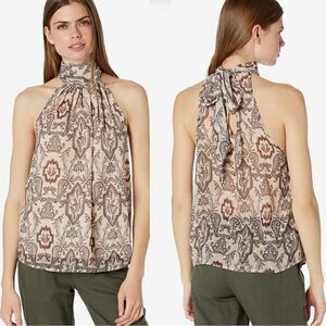 Central Park West Tie Neck Top